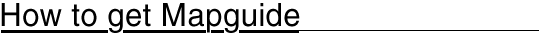 Downloading Mapguide