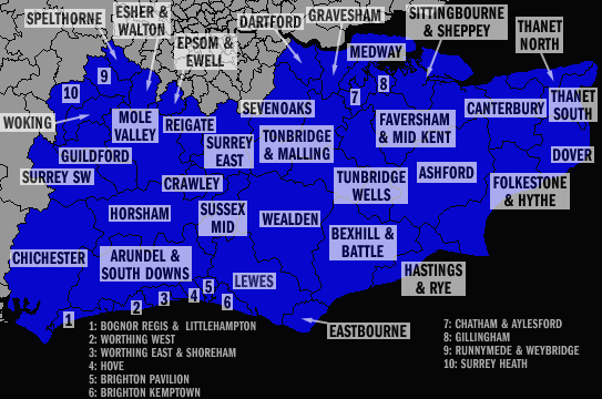 Kent, Surrey and Sussex