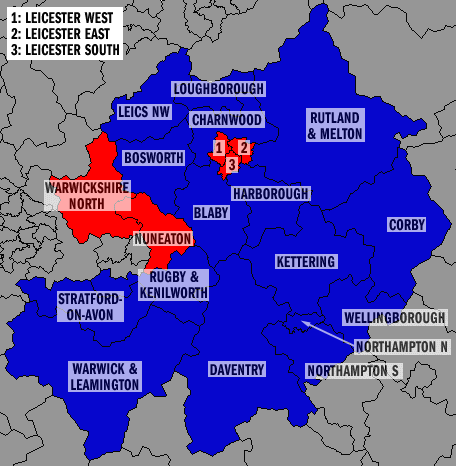 Leicestershire and Warwickshire