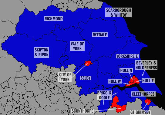 Humberside and North Yorkshire