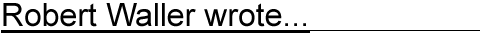 Robert Waller wrote