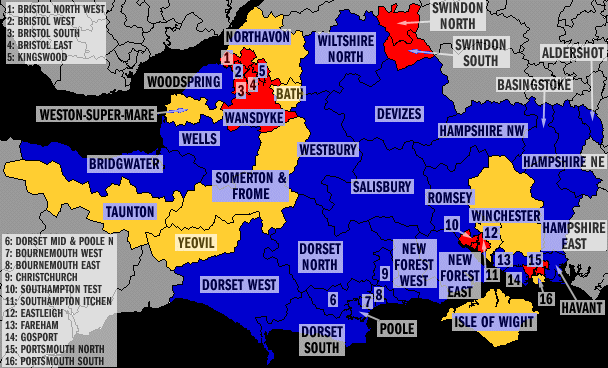 Dorset, Hampshire, Somerset and Wiltshire