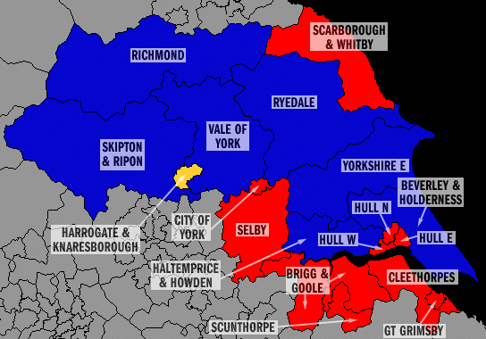 Humberside and North Yorkshire